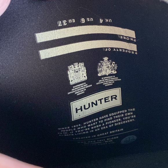 HUNTER tool gloss rain boots - Picture 12 of 16